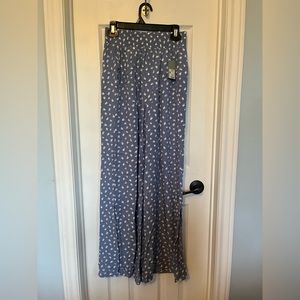 Floral Wide Length Pants